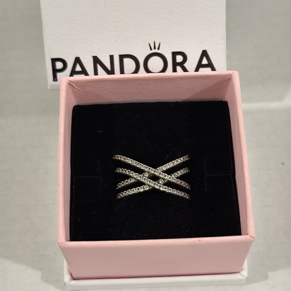 Authentic Pandora Cosmic Lines Ring - Picture 6 of 7
